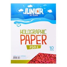 Papr holografick A4/ 250g erven  10 ks  136164