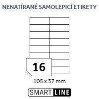 Etikety EUROLABELS 105x37mm, bl, 16ks/arch, 100 arch, samolepc