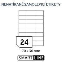 Etikety EUROLABELS  70x36mm, bl, 24ks/arch, 100 arch, samolepc