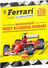 Kniha samolepek FERRARI vozy Scuderie  lut K-FP-0201