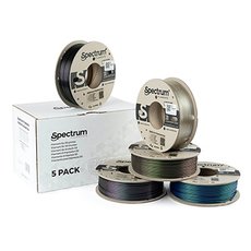 Spectrum 3D filament, Premium PLA Essentials, 1,75mm, 5x250g, 80752, mix Wizard Indigo, Wizard Green