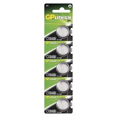 Baterie lithiov, knoflkov, CR2430, 3V, GP, blistr, 5-pack