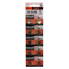 Baterie alkalick, LR44, knoflkov, LR44, 1.5V, Maxell, blistr, 10-pack