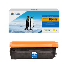 G&amp;G kompatibiln toner s Canon 064 H Y, NT-CC064XQFY-RC, yellow, 10500str., high capacity