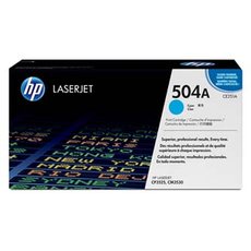 HP originln toner CE251A, HP 504A, cyan, 7000str.