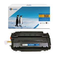 G&amp;G kompatibiln toner s HP CE255X, Canon CRG724, NT-PH255XC, HP 55X, black, 12500str.