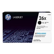 HP originln toner CF226X, HP 26X, black, 9000str., high capacity, 930g