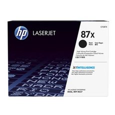 HP originln toner CF287X, HP 87X, black, 18000str., high capacity, 1230g