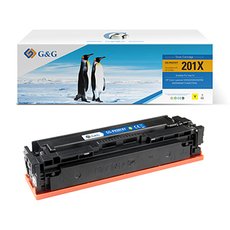 G&amp;G kompatibiln toner s HP CF402X, NT-PH201XY, HP 201X, yellow, 2300str.