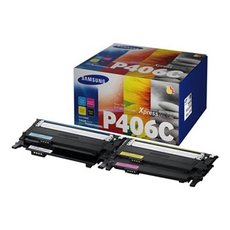 HP originln toner SU375A, CLT-P406C, P406C, CMYK, 1500, 3*1000str., 4 pack