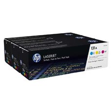 HP originln toner U0SL1AM, HP 131A CMY, CMY, 5400 (3x1800)str., 3ks