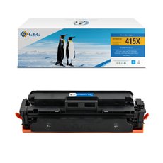 G&amp;G kompatibiln toner s HP W2031X, NT-PH2031XC, HP 415X, cyan, 6000str., high capacity