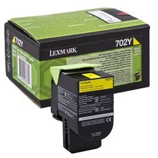 Lexmark originln toner 70C2XY0, yellow, 4000str., extra high capacity, return