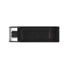 Kingston USB flash disk, USB 3.0, 128GB, DataTraveler 70, ern, DT70/128GB, USB C