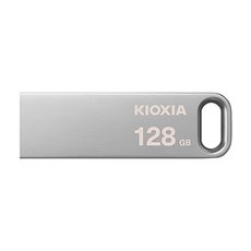 Kioxia USB flash disk, USB 3.0, 128GB, Biwako U366, Biwako U366, stbrn, LU366S128GG4