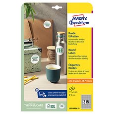 Avery Zweckform etikety 10mm, A4, bl, 315 etiket, snmateln, baleno po 25 ks, L6019REV-25, pro la