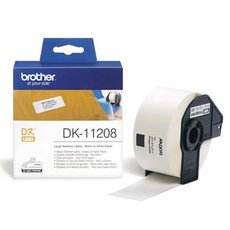 Brother paprov ttky 38mm x 90mm, bl, 400 ks, DK11208, pro tiskrny ady QL