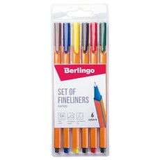 Berlingo, sada liner Rapido, color, 6ks, 0.4mm