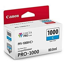 Canon originln ink PFI-1000 C, 0547C001, cyan, 5025str., 80ml