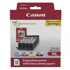 Canon originln ink CLI-581XL, 2052C006, CMYK