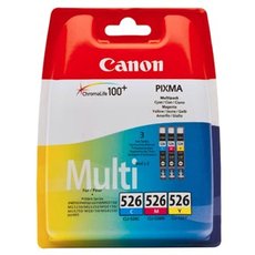 Canon originln ink CLI-526 CMY, 4541B009, 4541B006, CMY, 340str., 3x9ml, 3-pack