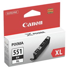 Canon originln ink CLI-551 XL BK, 6443B001, black, 1130str., 11ml, high capacity