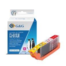 G&amp;G kompatibiln ink s CLI551M XL, NP-C-0551XLM, magenta, 10,2ml, ml high capacity