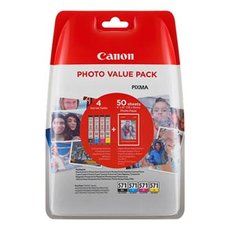 Canon originln ink CLI-571 CMYK, 0386C006, CMYK, + 50x PP-201, DOPRODEJ