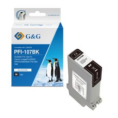 G&amp;G kompatibiln ink s PFI107BK, NC-00107BK, 6705B001, black, 130ml