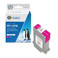 G&amp;G kompatibiln ink s PFI107M, NC-00107M, 6707B001, magenta, 130ml