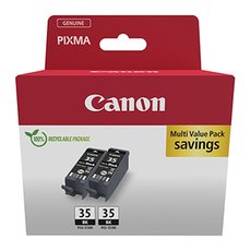 Canon originln ink PGI-35 BK, 1509B029, black, 2*191str., 2*9.3ml