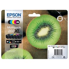 Epson originln ink C13T02G74010, 202 XL, CMYK, 1x13.8, 1x7.9ml, 3x8.5ml