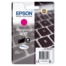 Epson originln ink C13T07U340, 407XL, magenta, 1900str., 20.3ml