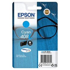 Epson originln ink C13T09K24010, T09K240, 408L, cyan, 21.6ml