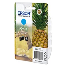 Epson originln ink C13T10G24010, T10G240, 604, cyan, 2.4ml