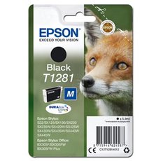 Epson originln ink C13T12814012, T1281, black, 5,9ml