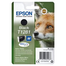 Epson originln ink C13T12814022, T1281, black, 5,9ml