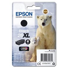 Epson originln ink C13T26214012, T262140, 26XL, black, 12,2ml