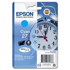 Epson originln ink C13T27024012, 27, cyan, 3,6ml