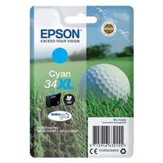 Epson originln ink C13T34724010, T347240, 34XL, cyan, 10.8ml