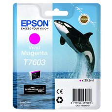 Epson originln ink C13T76034N10, T7603, vivid magenta, 25,9ml, 1ks