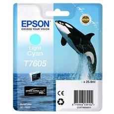 Epson originln ink C13T76054010, T7605, light cyan, 25,9ml, 1ks