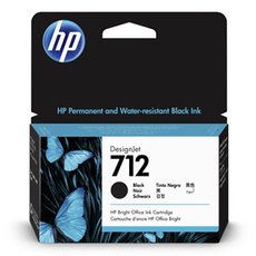 HP originln ink 3ED70A, HP 712, black, 38ml