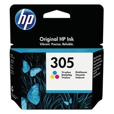 HP originln ink 3YM60AE, HP 305, Tri-colour, 100str.