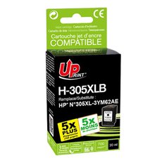 UPrint kompatibiln ink s 3YM62AE, H-305XLB, black, 700str., High yield