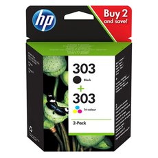 HP originln ink sada 3YM92AE, HP 303, CMYK, 165CMY-200Kstr.