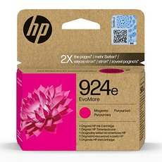 HP originln ink EvoMore 4K0U8NE#CE1, HP 924e, magenta, 800str.