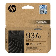 HP originln ink EvoMore 4S6W9NE, HP 937e, black, 2500str.