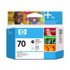 HP originln tiskov hlava C9407A, HP 70, photo black/light grey