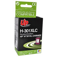 UPrint kompatibiln ink s CH564EE, HP 301XL, H-301XLC, color, 450str., 21ml